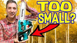 IS IT POWERFUL?  Makita 10 18volt chainsaw XCU06 - Review