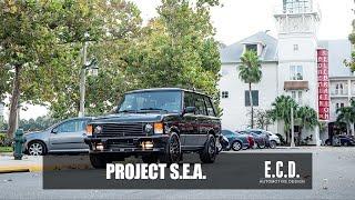 E.C.D. Custom Range Rover Classic with Pioneer Floating Screen  E.C.D. Automotive Design