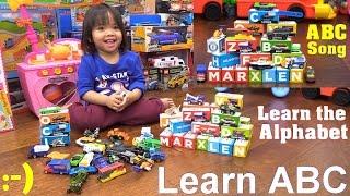 Educational Toys Matchbox Learning Blox Diecast Cars. Learn the ABC Alphabet with Marxlen