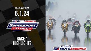 Supersport Race 1 at Road America 2024 - HIGHLIGHTS  MotoAmerica