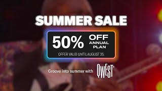 Groove into summer with Qwest TV - 50% discount