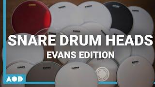 Snare Drumhead Comparison Vol. 2 - Evans Edition  Finding Your Own Drum Sound