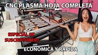 Como Construir un CNC Plasma de Hoja Completa Economico