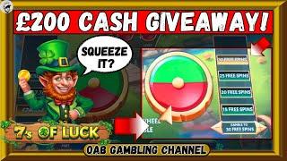 £200 CASH GIVEAWAY & HUGE ARCADE SLOT SESSION