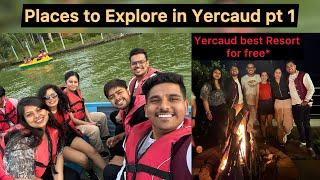 Places to explore in Yercaud Pt 1  Yercaud Lake  Manjakuttai View Point  Hotel Grand Palace
