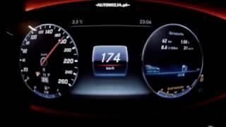 Mercedes e220d W213 - acceleration 0-100 kmh 0-200 kmh 0-400 m  racelogic