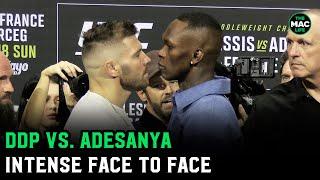 Dricus Du Plessis vs. Israel Adesanya INTENSE Face to Face