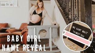 WERE HAVING OUR BABY - & baby girl name reveal