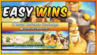 A ROYAL DEFENCE CHALLENGE in CLASH ROYALE