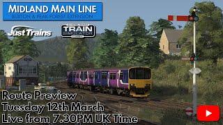 Midland Main Line Buxton Peak Forest Extension  ROUTE PREVIEW