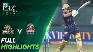 Full Highlights  Karachi Kings vs Quetta Gladiators  Match 4  HBL PSL 7  ML2T