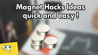 Magnet Tricks  Simple Magnet Life Hacks