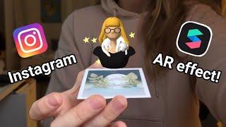 Image tracker  AR business card for Instagram + tap interaction  Spark AR tutorial