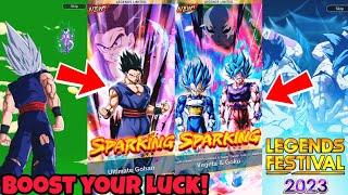 HOW TO BOOST YOUR LEGENDS LIMITED SUMMON LUCK RATES LEGENDS FESTIVAL 2023 Dragon Ball Legends