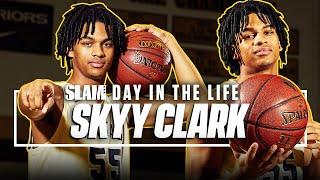 Skyy Clark is Here to CHANGE THE WORLD with Hoops   SLAM Day in the Life