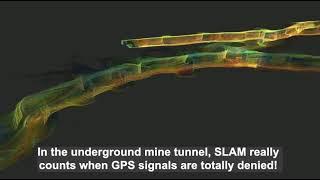 SOUTH_SLAM LIDAR mide Tunel Minero Facilmente