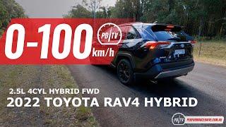 2022 Toyota RAV4 Hybrid 2WD 0-100kmh & engine sound