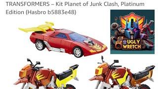 Vid 815 Transformers Planet of Junk Clash Platinum Edition Set