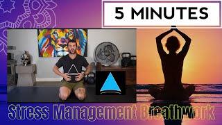 Stress Management Breathwork 5 Min #relievestress