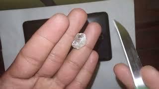 how to test rough diamond at home