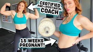 LIFTING WHILE PREGNANT? Strength Training Dos + Donts