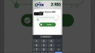 Device IMEI check PTA ApprovedNot approved