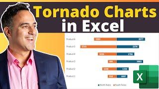 Quick Microsoft Excel Tornado Graph Tutorial