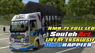 MOD BUSSID NMR 71 FULL LED SOULEH ART  LIVERY NMR 71 FULL LED SOULEH ART