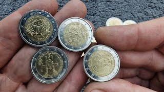 1000€ 2 euros coin hunt  Rare collectable euro coins 🪙  ️