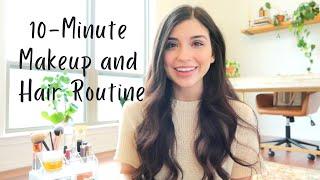 Simple 10 Minute Makeup & Hair Routine