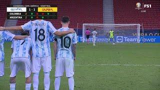 Argentina vs Colombia - Penalty kick 3-2 Semi-final 2021