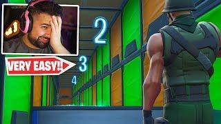 The VERY EASY Deathrun For Noobs in Fortnite.. 100 Levels