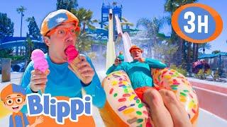 BLIPPIS WATER PARK ADVENTURE + More   Blippi and Meekah Best Friend Adventures