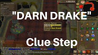 DARN DRAKE Hard Clue Step OSRS