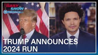 Trumps Not-So-Triumphant 2024 Campaign Announcement  The Daily Show