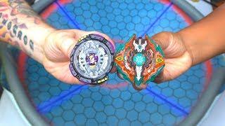 NOCTEMIS N3 vs XCALIUS X3  Real Life Anime Stadium - Beyblade Burst Evolution God