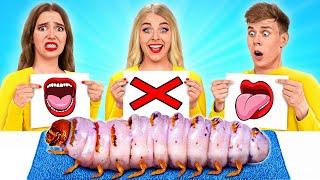 Bite Lick or Nothing Challenge  Food Battle by Multi DO Challenge