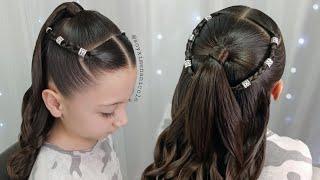 Peinado para niñas & juvenil  Moda 2023  Fácil Rápido & Bonito