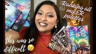 RANKING ALL MY ENSLEY REIGN EYESHADOW PALETTES  SMITHY SONY