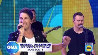 Russell Dickerson Sings She Likes It When With Jake Scott Live July 18 2022 Concert Performance