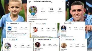 Ronnie Foden instagram vs football players instagram pages followers 