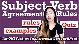 The ONLY Subject-Verb Agreement Video Youll Need  SVA Rules with Examples and Exercises
