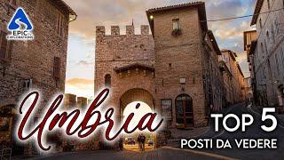 Umbria Top 5 Cities and Places to Visit  4K