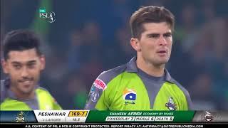 Peshawar vs Lahore Fall of Wickets - Peshawar Zalmi vs Lahore Qalandars - Match 24  HBL PSL 2020