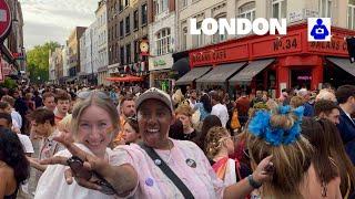 London Walk  West End Oxford & Carnaby Street to SOHO Square  Central London Walking Tour HDR