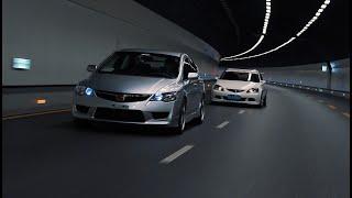 Night Drive - Honda Dc5 & Fd2 Type-R  4K