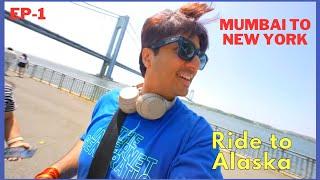 EP - 01  MUMBAI TO NEW YORK BY AIR INDIA  IMMIGRATION WALA SHOCK HOGAYA ALASKA KA PLANNING SUNKE