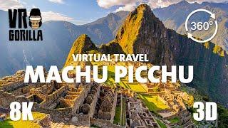 360 VR Tour of Machu Picchu short in Peru Wonder of the World - Virtual Travel - 8K 360 3D