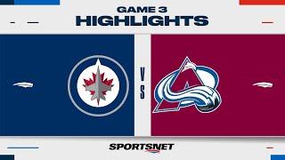 NHL Game 3 Highlights  Jets vs. Avalanche - April 26 2024