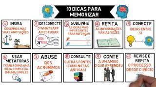 10 dicas para você MEMORIZAR o que ESTUDA  Como Fixar o Conteúdo Estudado